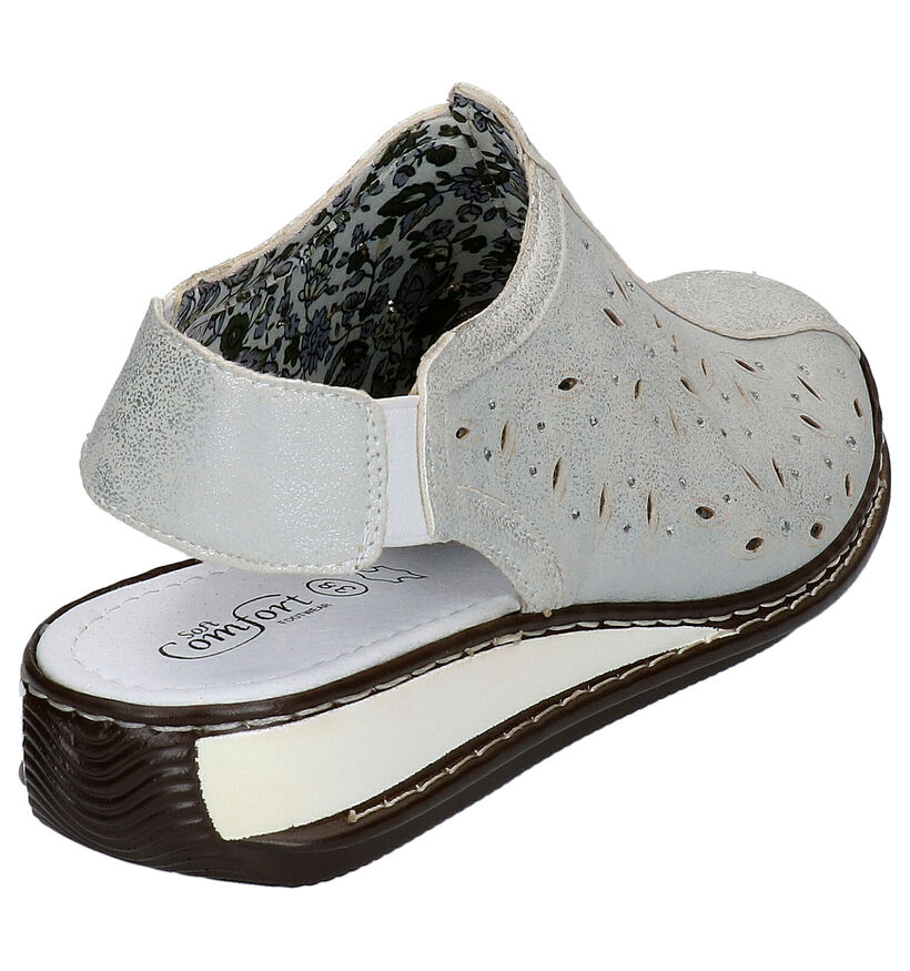 Soft Comfort Chaussures à enfiler en Argent en simili cuir (272662)