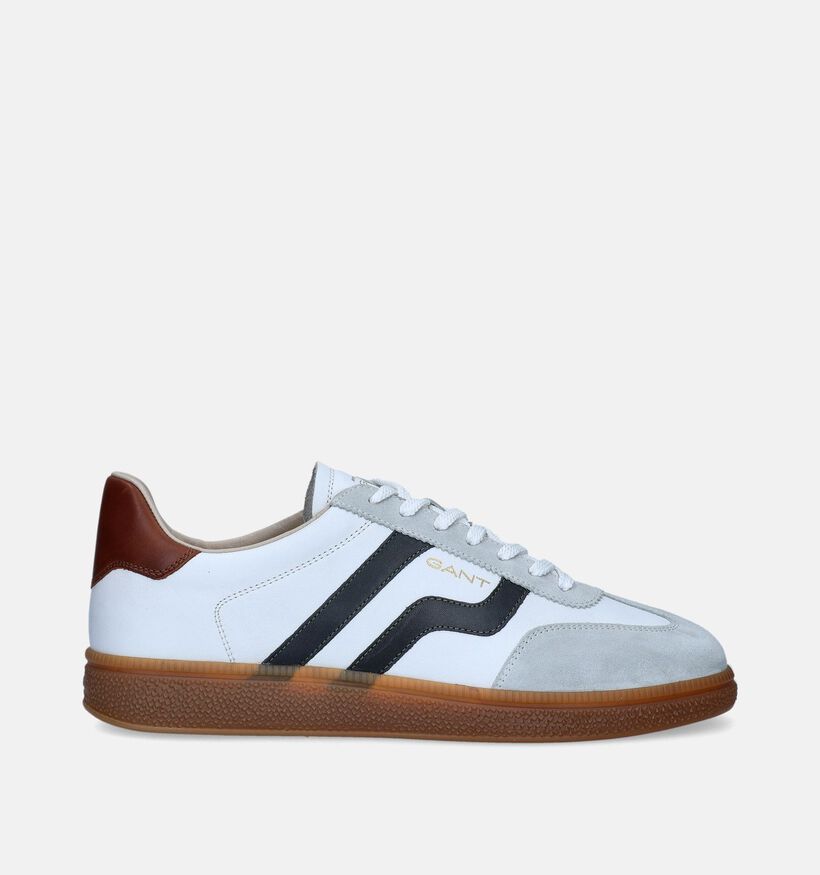 Gant Cuzmo Witte Veterschoenen voor heren (347809) - geschikt voor steunzolen