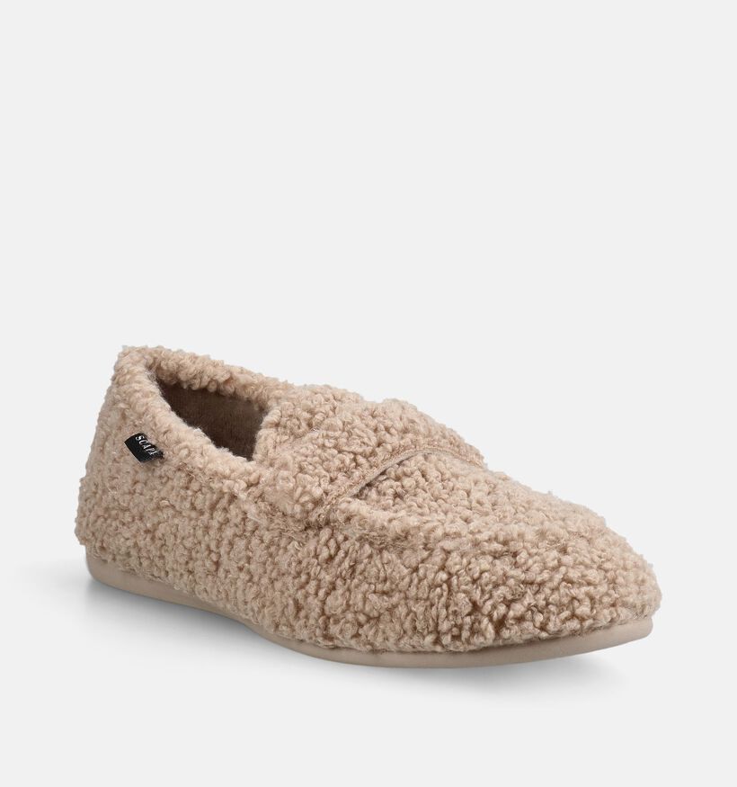 Scapa Pantoufles ferm&eacute;es en Beige pour femmes (380855)