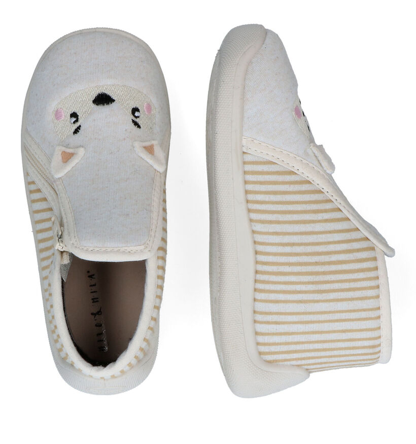Milo & Mila Beige Pantoffels voor meisjes (310907)