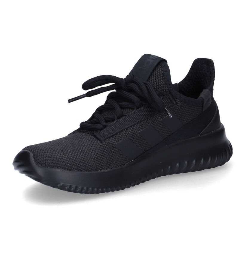 adidas Kaptir 2.0 Zwarte sneakers voor jongens, meisjes (324139)