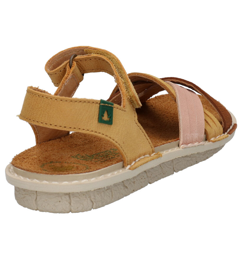 El Naturalista Terra Gele Sandalen in nubuck (288645)