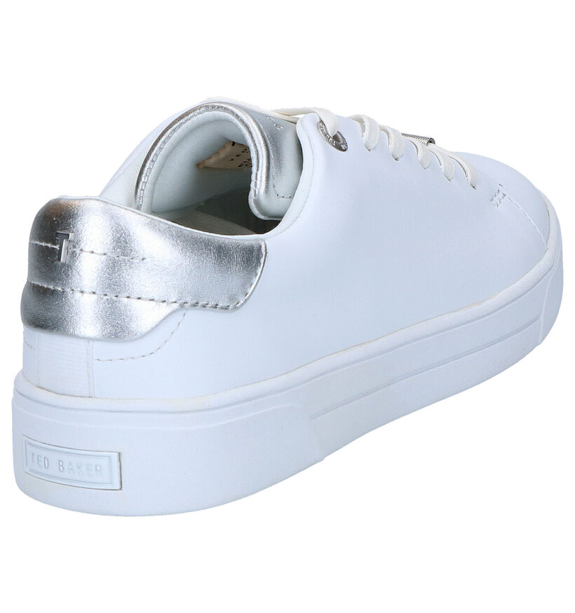 Ted Baker Zenis Witte Veterschoenen in leer (264993)