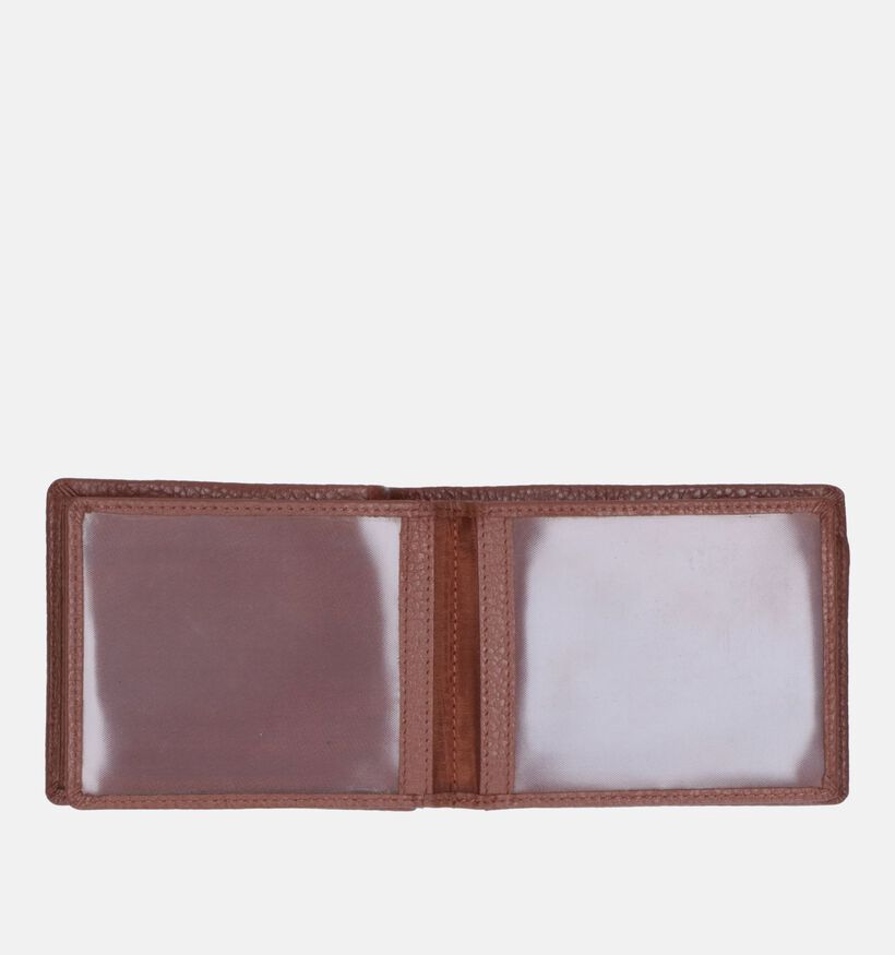 Euro-Leather Portefeuille en Cognac pour hommes (353546)