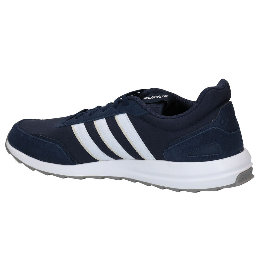 adidas Retrorunner Baskets en Bleu en textile (276429)