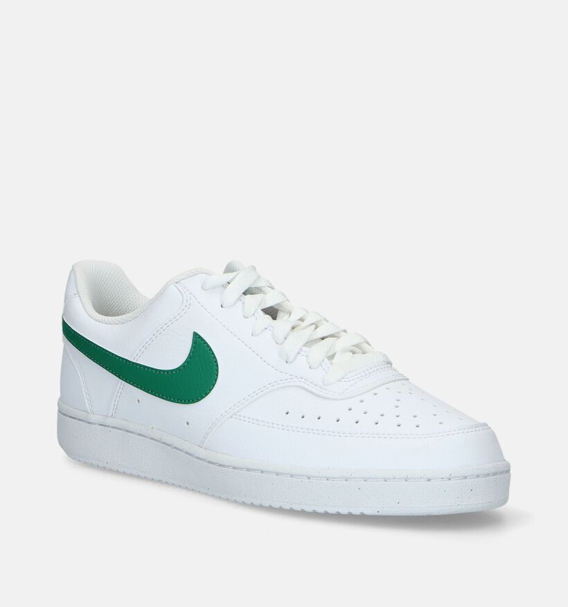 Nike Court Vision Low Next Nature Baskets en Blanc pour hommes (334857)