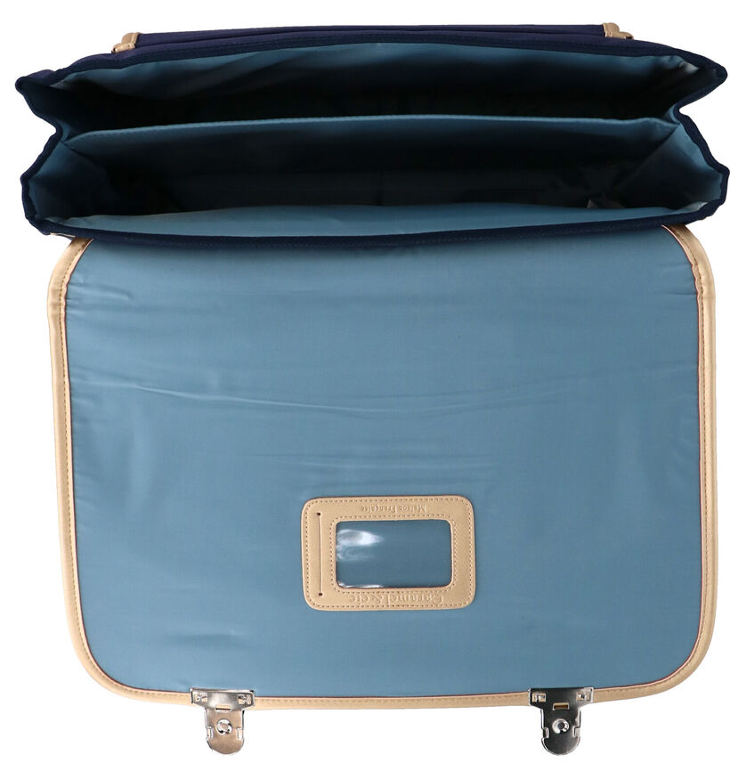 Caramal & cie. Hirondelles Cartable en Bleu en simili cuir (277368)