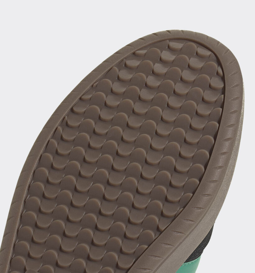 adidas Barreda Baskets en Noir/Vert pour hommes (365396) - pour semelles orthopédiques