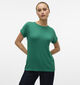 Vero Moda Brianna Groen Basic T-shirt voor dames (352168)