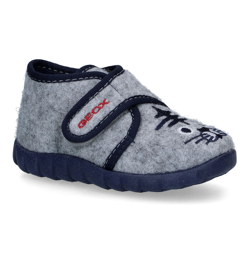 Geox Zyzie Grijze Pantoffels voor jongens (313611)