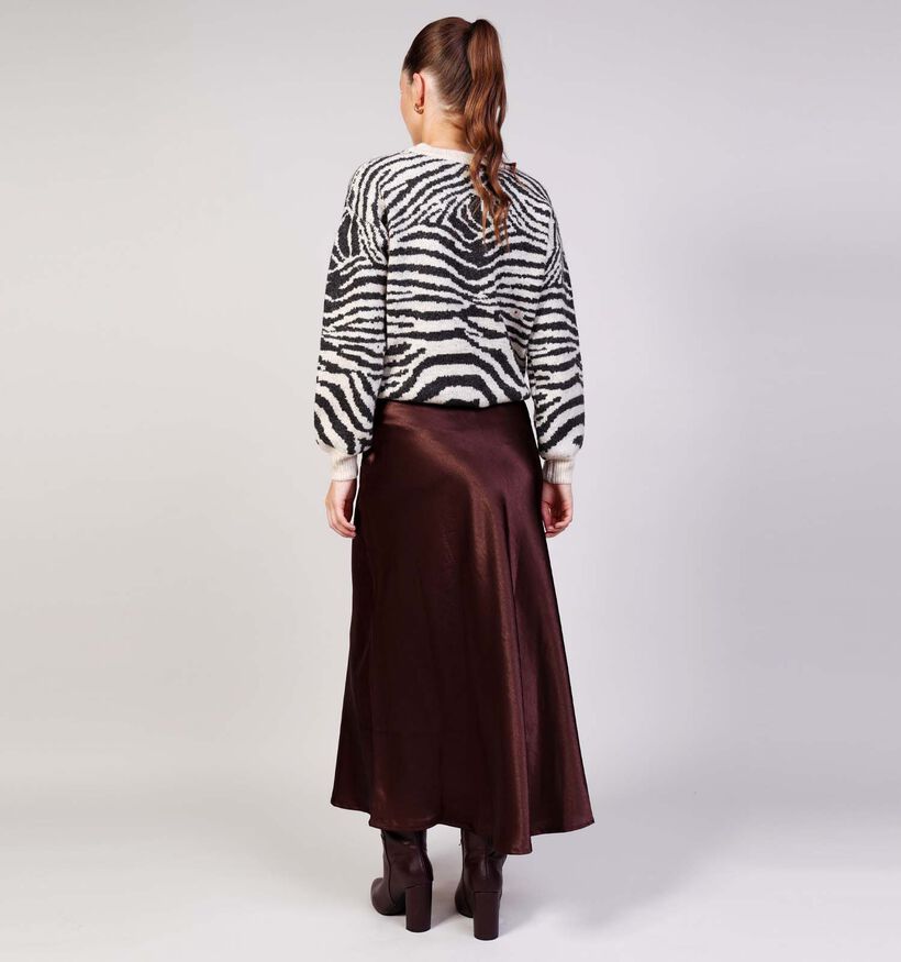 Sisters Point Gewo Jupe longue en Marron pour femmes (371975)