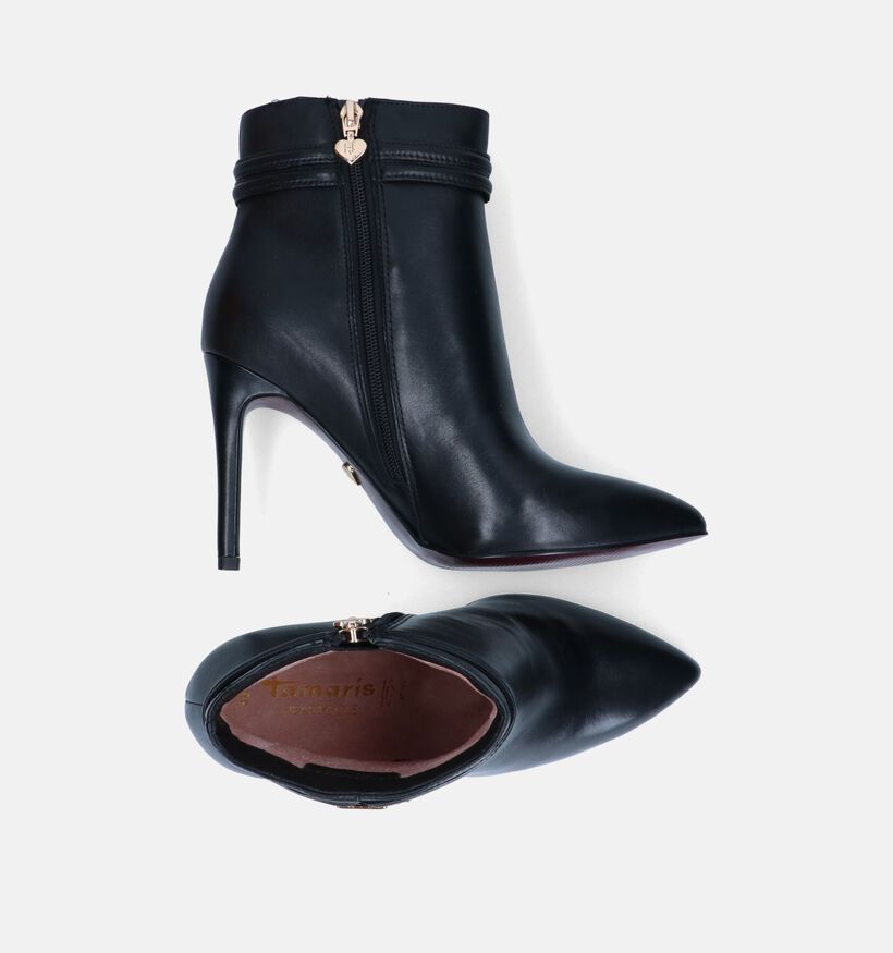 Heart & Sole Bottines à talons en Noir pour femmes (315445)