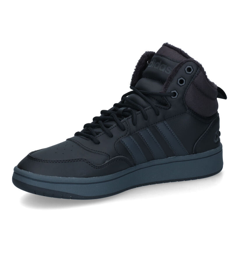 adidas Hoops 3.0 Zwarte Sneakers voor heren (316565) - geschikt voor steunzolen