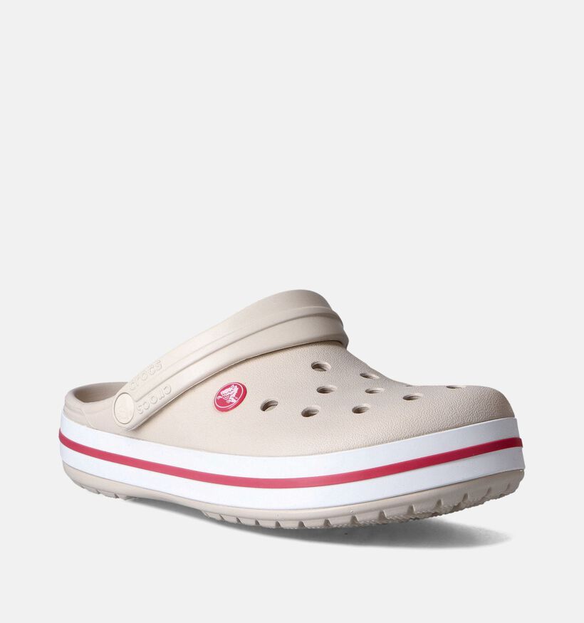 Crocs Crocband Clog Claquettes en Beige pour femmes (356293)