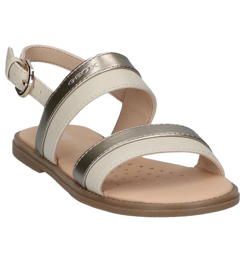 Geox Lichtbeige Sandalen, , pdp