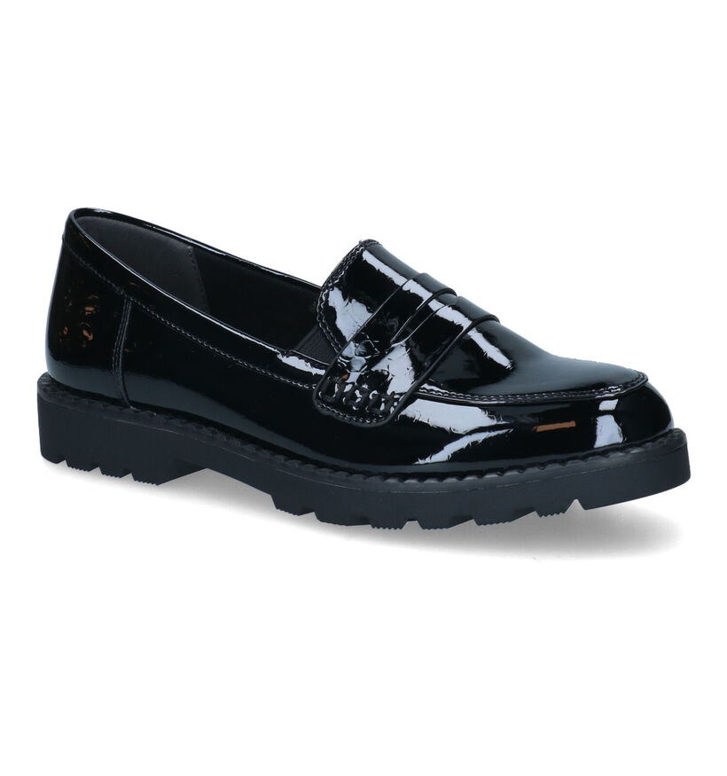 Tamaris Zwarte Mocassins in lak (315375)