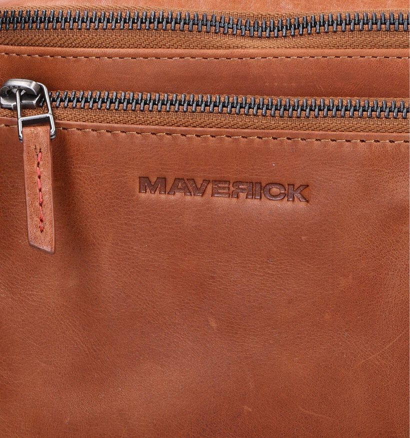 Maverick Sac banane en Cognac pour hommes (358822)