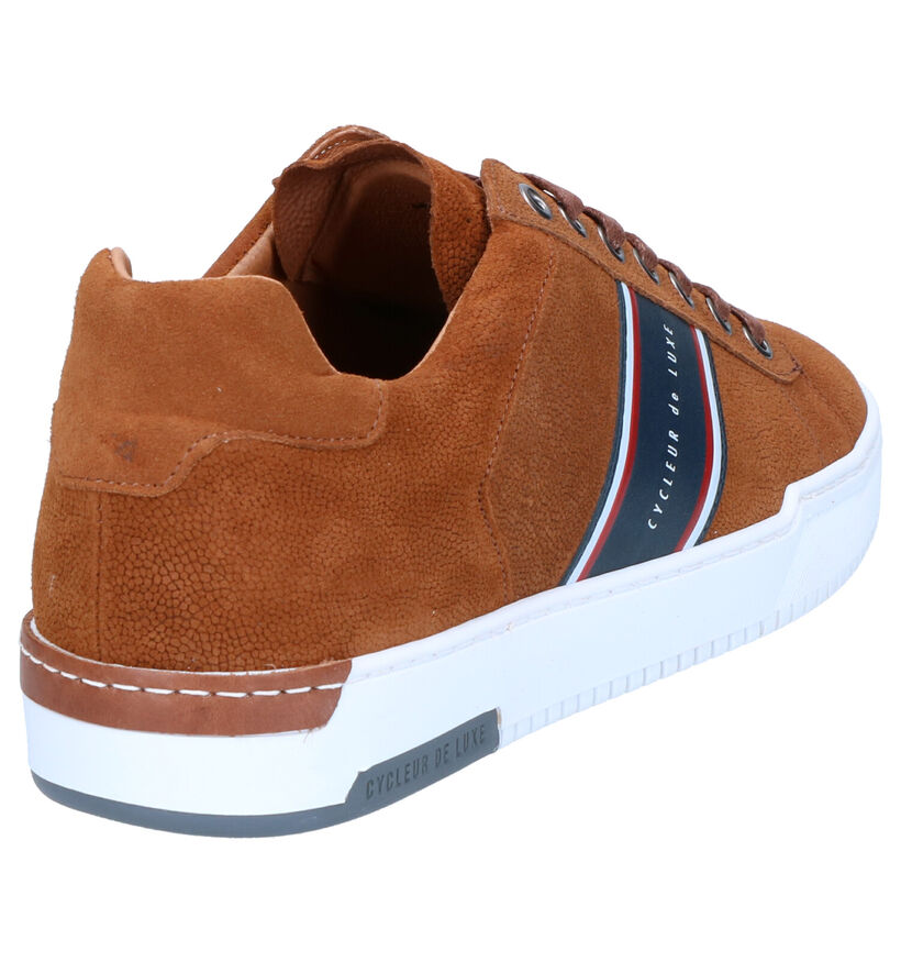 Cycleur de Luxe Bruce Cognac Veterschoenen in nubuck (272403)