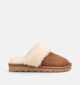 Laurent David Lichtbruine/Ecru Pantoffels voor dames (382386)