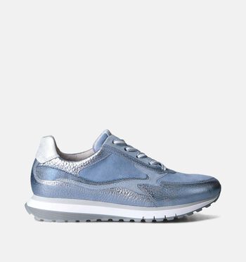 Gabor OptiFit Sneakers Wit/Blauw