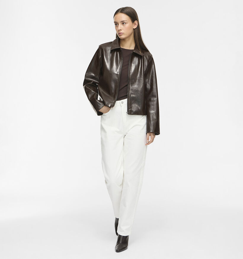 Vila Shinny Donkerbruine Korte Jas voor dames (378480)