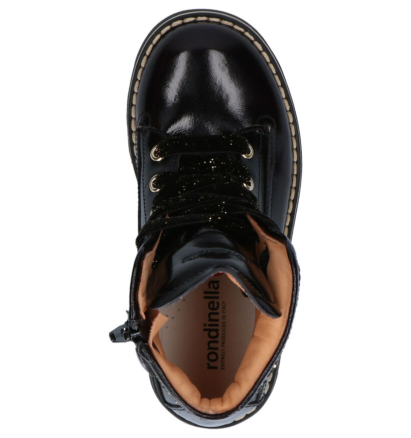 Rondinella Chaussures hautes en Noir en cuir verni (262027)