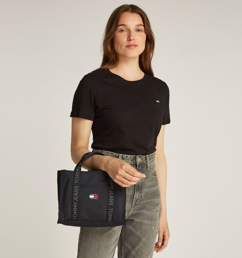 Tommy Hilfiger Ess Daily Mini Tote Zwarte Handtas voor dames (349986)