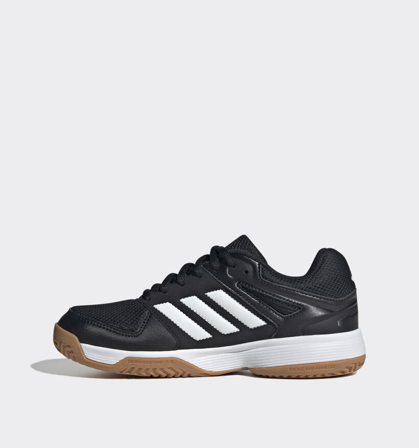 adidas Speedcourt K Zwarte Sneakers voor jongens, meisjes (366035) - geschikt voor steunzolen