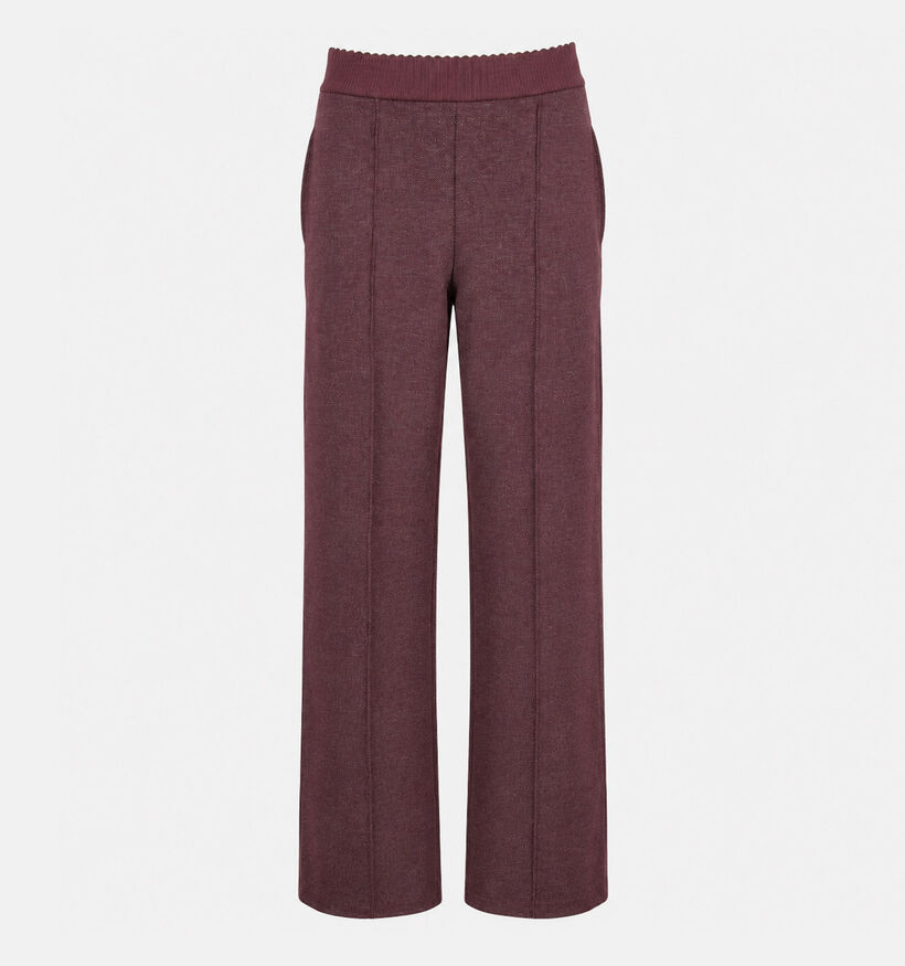 Vila Tony Pantalon classique en Bordeaux pour femmes (379773)