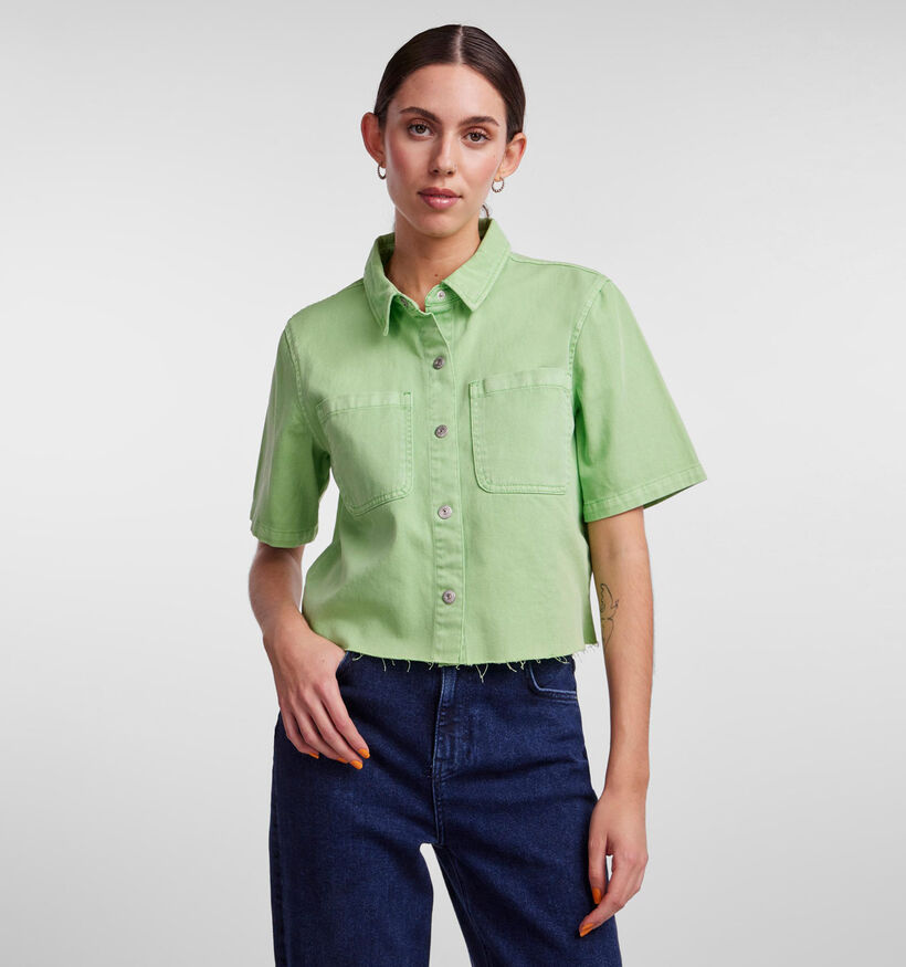 Pieces Blume Groen Hemd voor dames (326786)