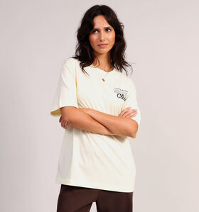 Vero Moda Laura Oversized Gele T-shirt voor dames (365847)
