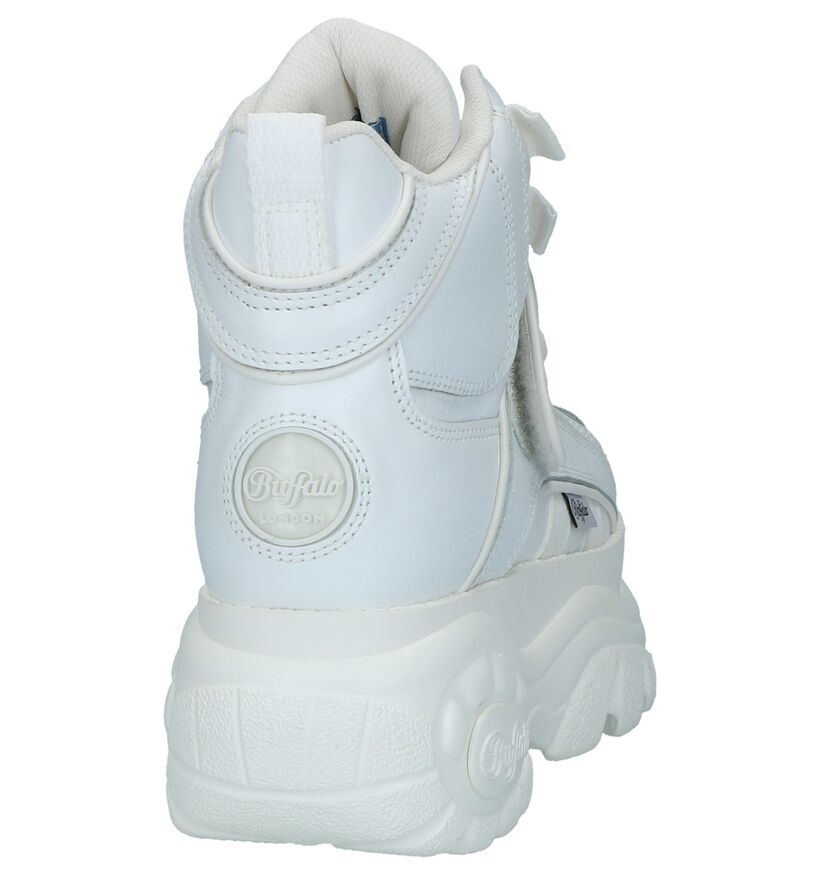 Buffalo London Baskets hautes en Blanc en cuir (232571)