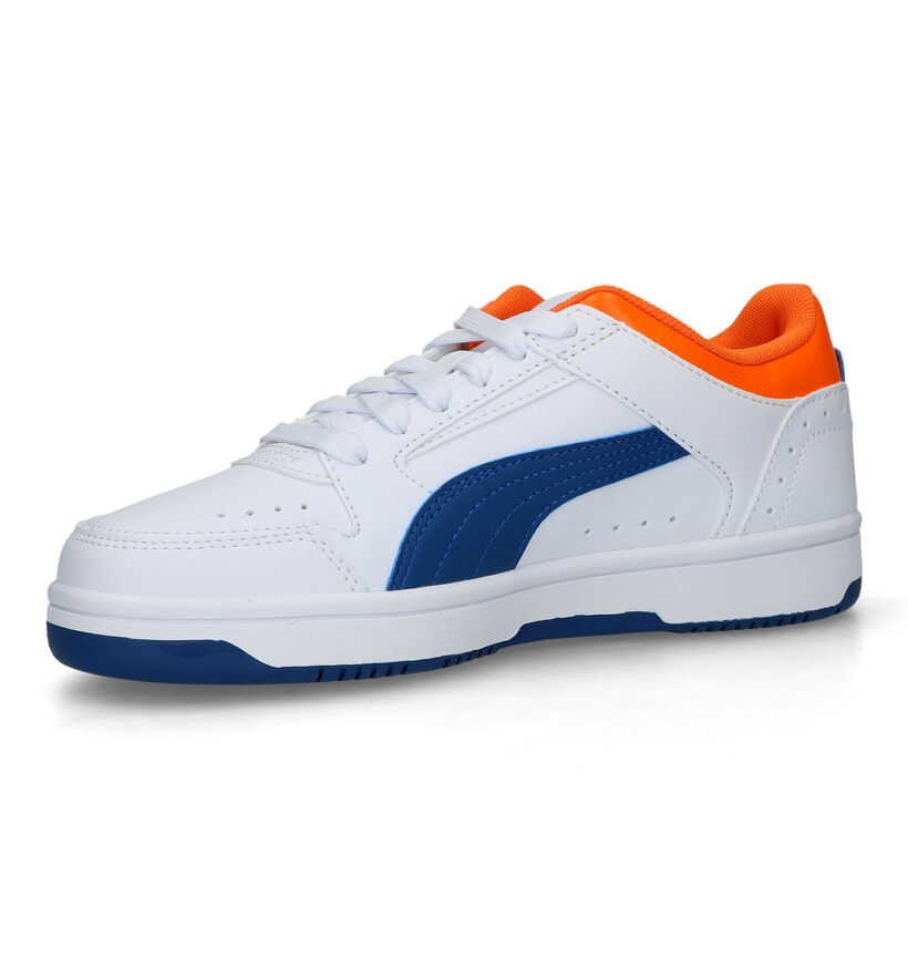 Puma Rebound Joy Witte Sneakers voor jongens, meisjes (318743)