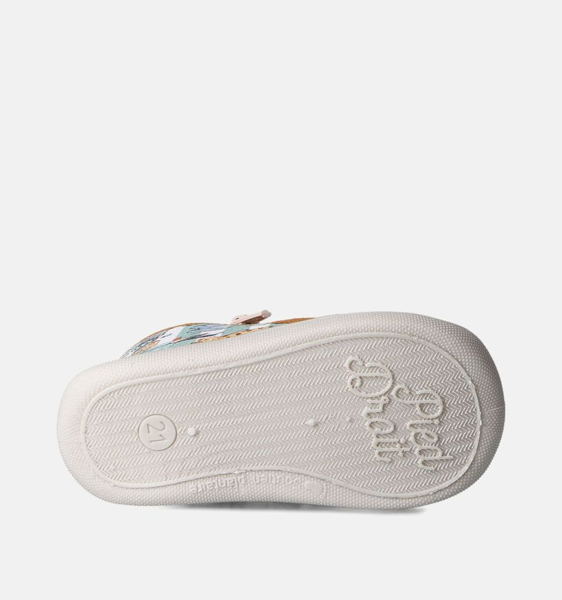 Milo et Mila Pantoufles en Vert pour filles, garçons (358491) - pour semelles orthopédiques