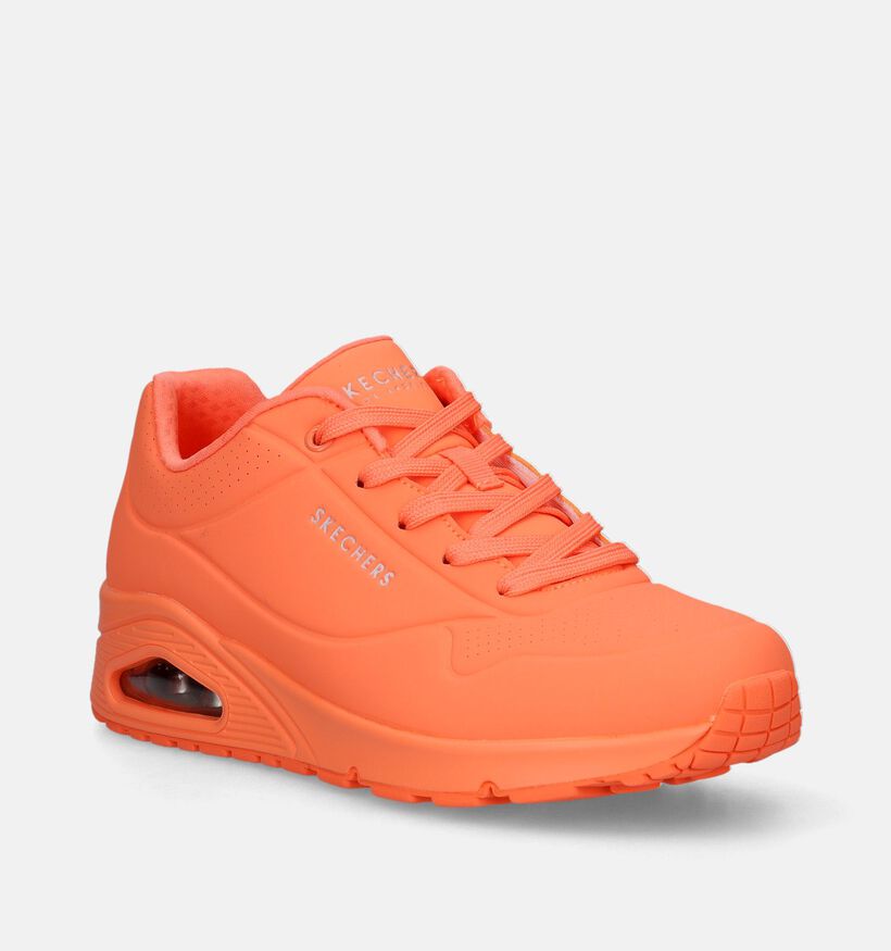 Skechers Uno Night Shades Oranje Sneakers voor dames (335208)
