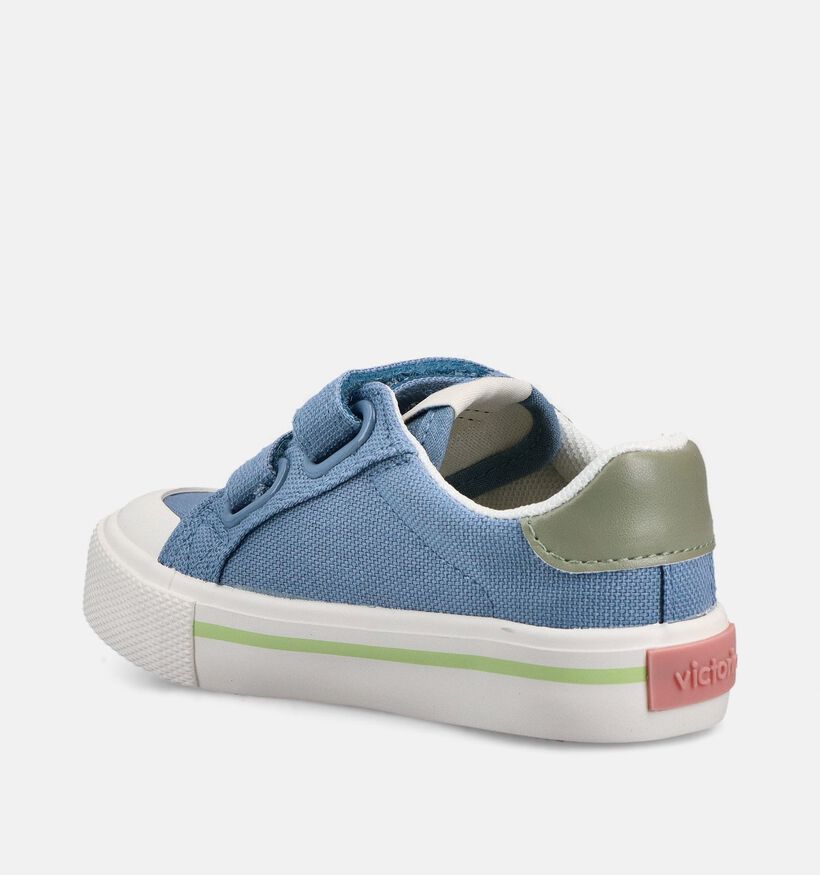 Victoria Blauwe Lage Sneakers voor jongens, meisjes (370991)