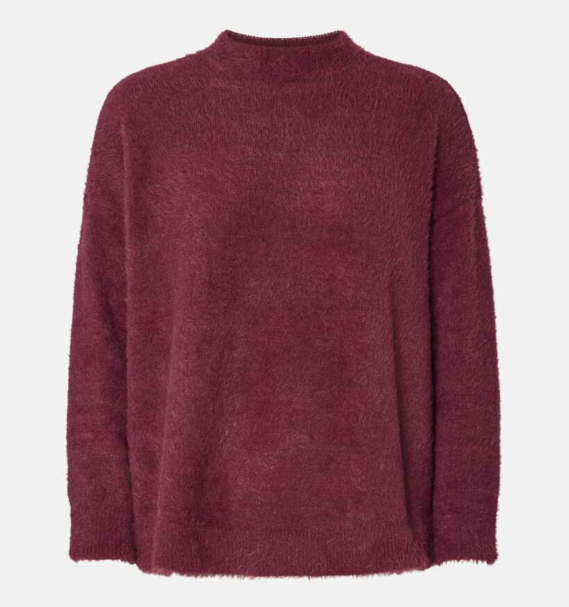 Pieces Covy Knit Bordeaux Trui Pieces Covy Knit Bordeaux Trui voor dames (361150)