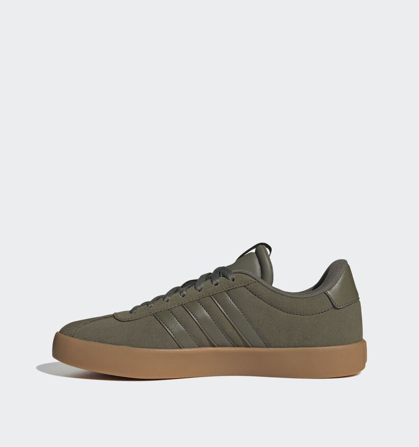 adidas VL Court 3.0 Baskets en Vert pour hommes (365409) - pour semelles orthopédiques