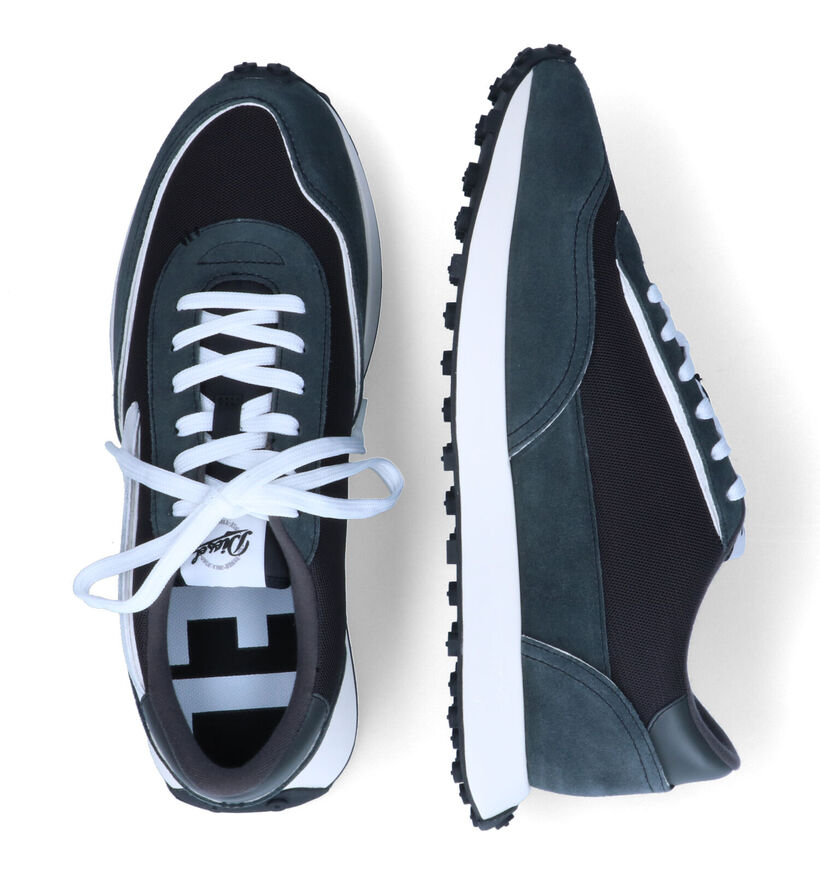 Diesel Baskets basses en Bleu foncé pour hommes (312127) - pour semelles orthopédiques