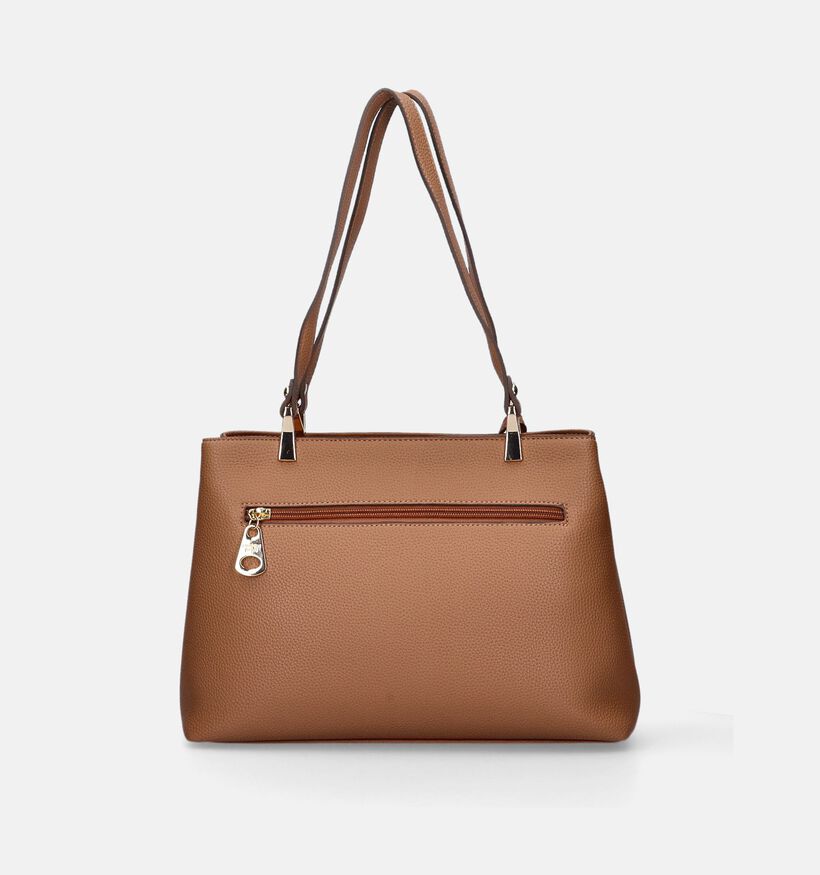 Laurent David Nos 002 Cognac Schoudertas voor dames (351263)