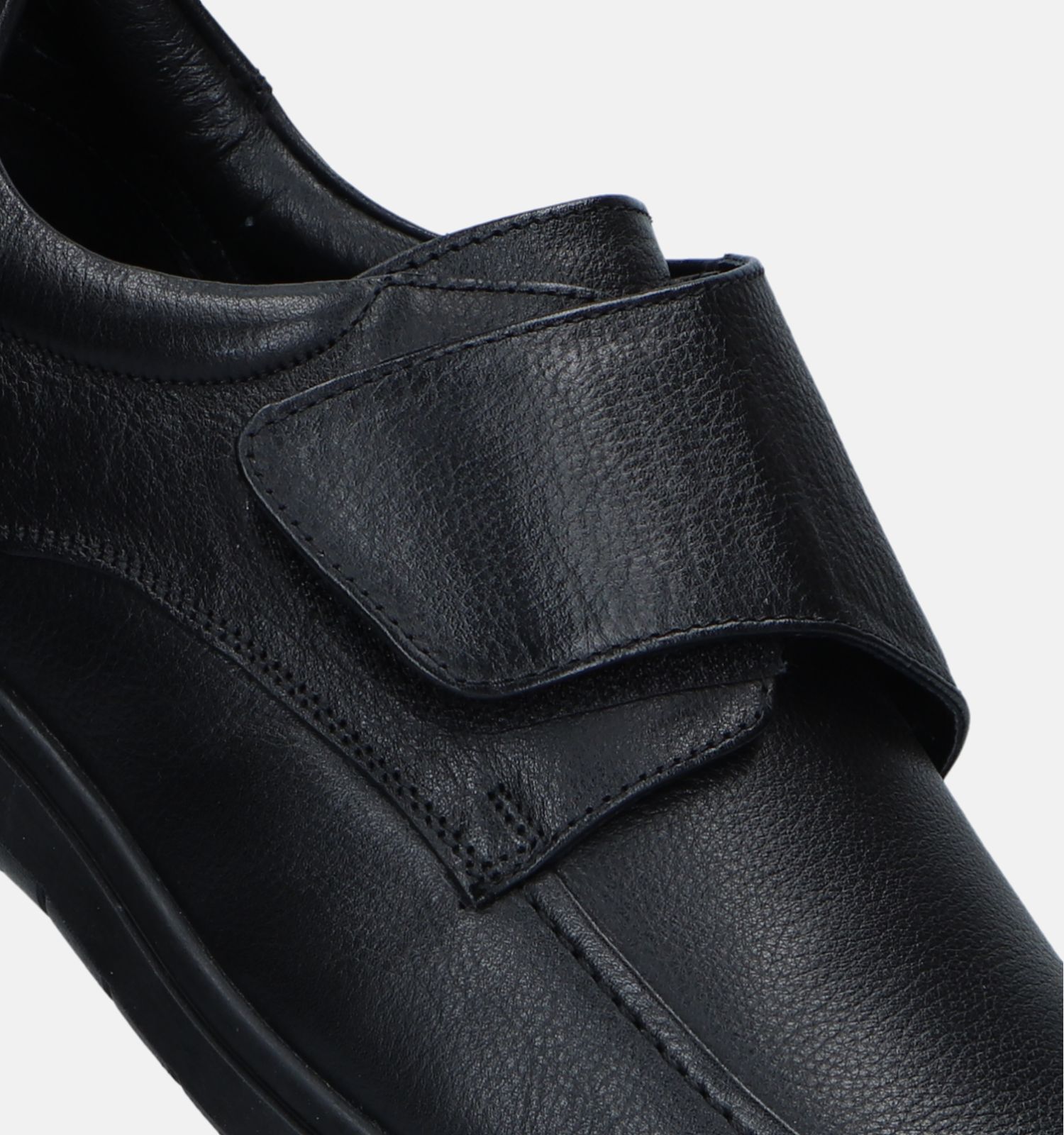 Comfort Plus Zwarte Velcroschoenen Heren Lage schoenen Online op TORFS .BE