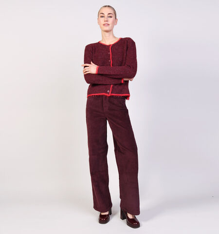 Vero Moda Pantalons Bordeaux