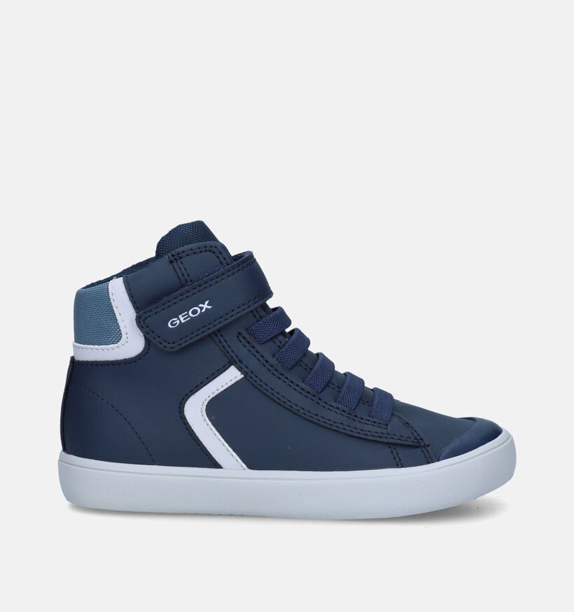 Geox Gisli Chaussures hautes en Bleu pour garçons (345925) - pour semelles orthopédiques