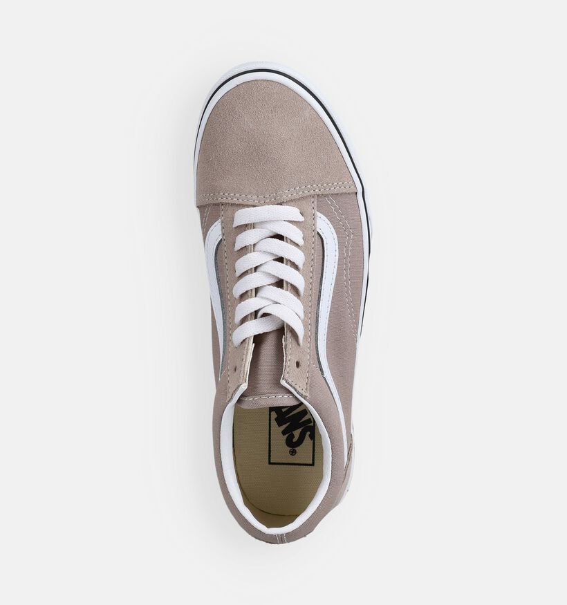 Vans Old Skool Beige Lage Sneakers voor dames (368766)