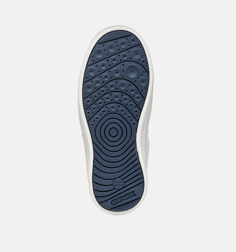 Geox Arzach Chaussures à scratch en Bleu pour garçons (351654) - pour semelles orthopédiques