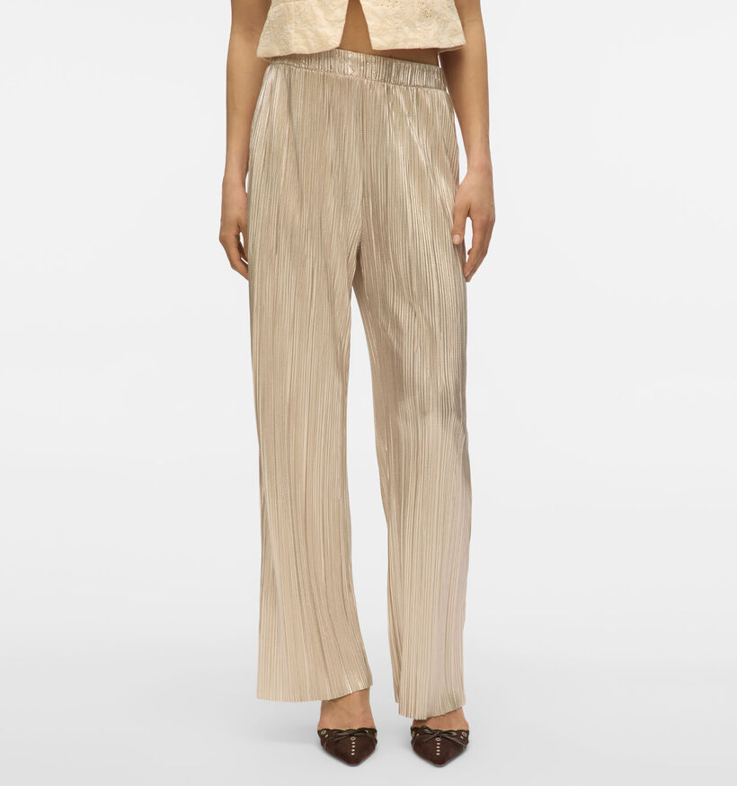 Vero Moda Duvi Pantalon large en Argent pour femmes (358777)