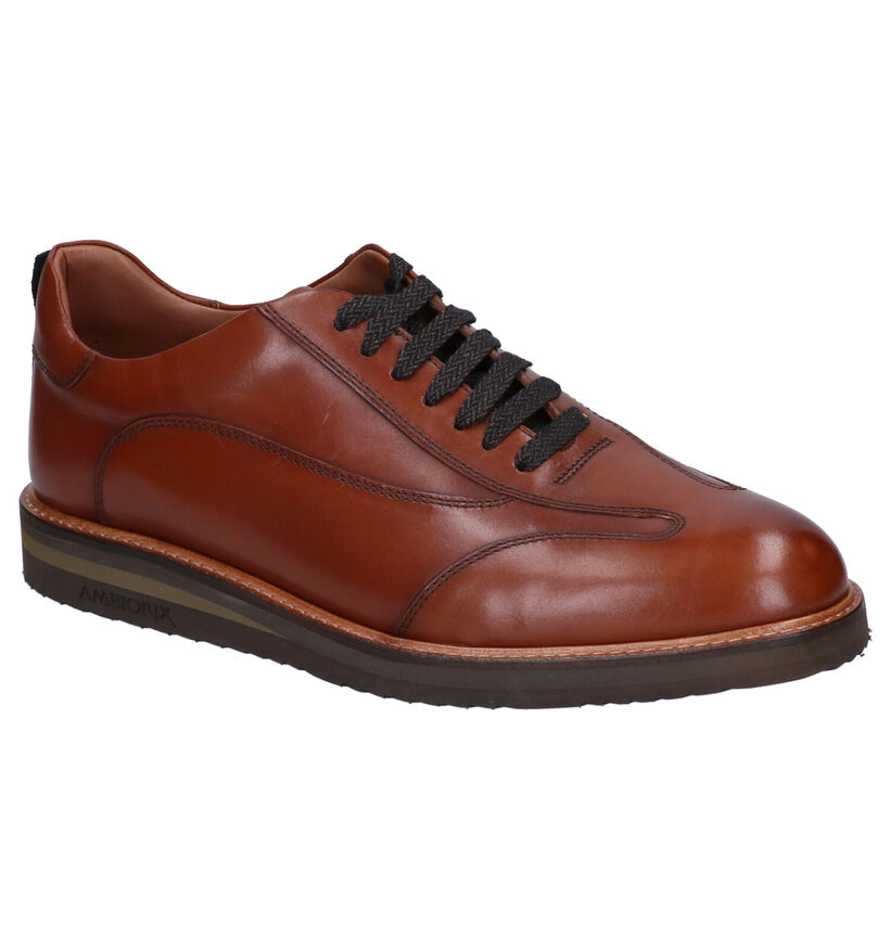 Ambiorix Aston Chaussures à lacets en Cognac pour hommes (324847) - pour semelles orthopédiques