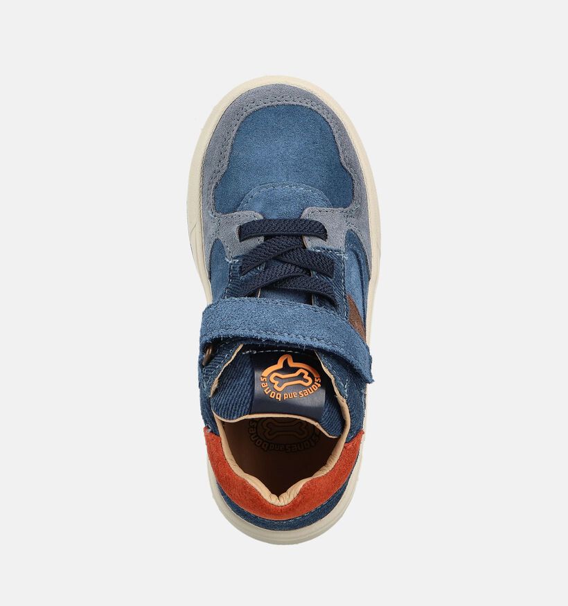 STONES and BONES Palmy Blauwe Hoge Schoenen voor jongens (362029) - geschikt voor steunzolen