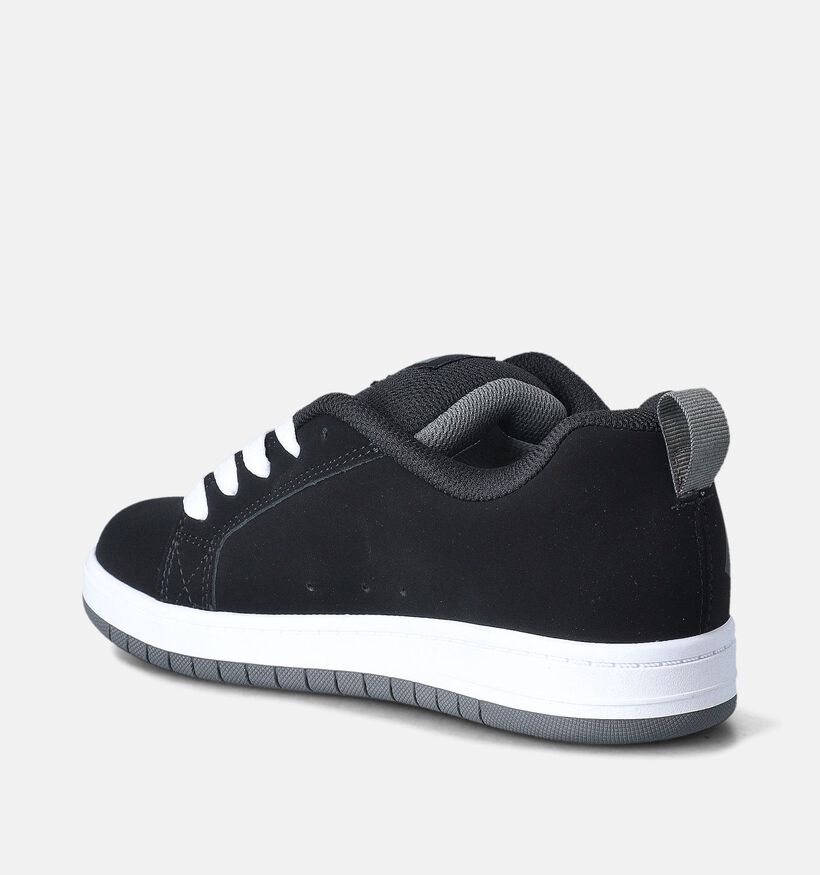 DC Shoes Court Graffik Zwarte Skate Sneakers voor jongens (350825)