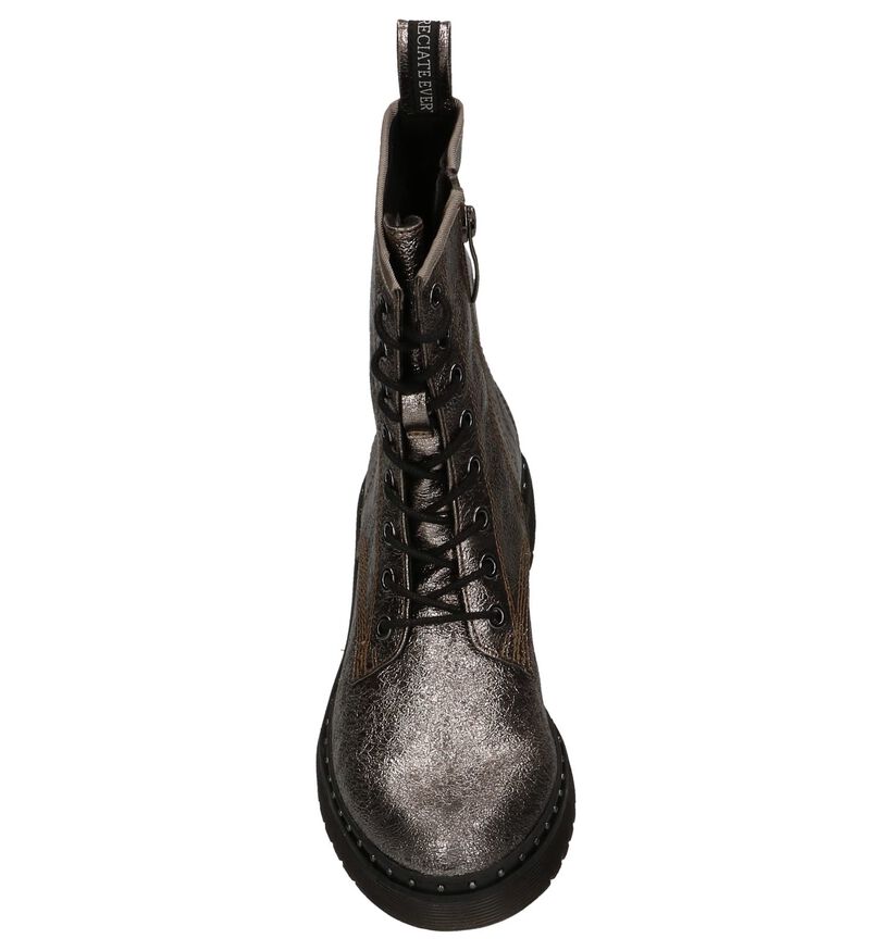 Donker Grijze Metallic Stoere Boots Tamaris, , pdp